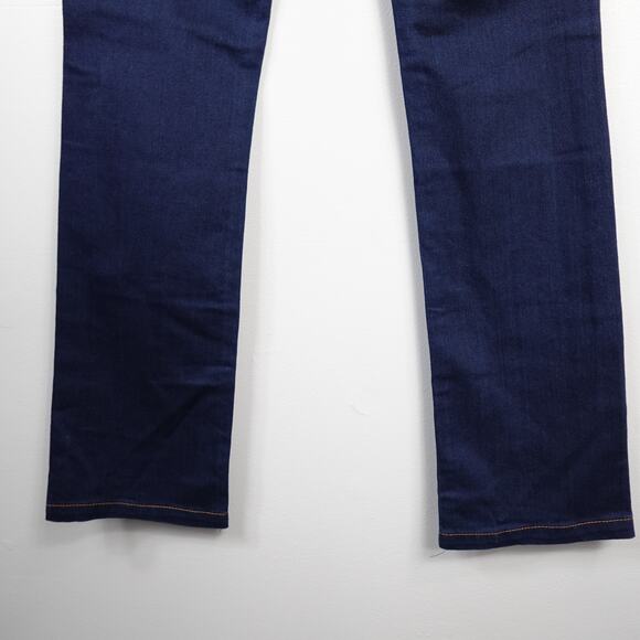 Vintage Y2K Prada Low Rise Regular Fit Straight Bootcut Blue Jeans - Picture 9 of 12